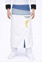 Chef Apron with Name Gift, Waist-Tie Chef Apron, Kitchen Aprons, Cafe Restaurant Apron, Chef