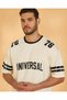 Men Ivory Oversize Active T Shirt - 4