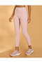 Women Pink Cut And Sew Leggings