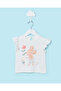 Infant Girls White Embellished T-Shirt