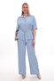 Shirt Collar Waist-Tied Double Suit Ets1039