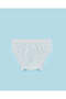 Infant Girls White Schiffli Dress With Bloomers - 3