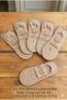 Pack of 6 Laser Cut Invisible Ballerina Socks Set - Skin Color - 2