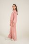The City That Never Sleeps Printed Top with Front Zipper and Bottom Top Tracksuit Set for Girls - 4