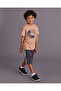 Boys Brown Printed T-Shirt - 5