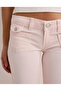 Mini Pocketed Dusty Pink Trend Low Waist Y2K Vintage Flare Bootcut - 8