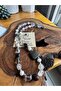 Garden Quartz & Pearl and Pyrite Design String Necklace - 3