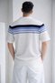 Striped Men's Knitwear Shirt Collar Cardigan Summer Comfortable Fit - 4