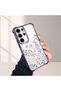 Samsung Galaxy S24 Ultra Compatible Beautiful Flower Pattern Drop-Resistant Protective Case
