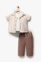 Short Sleeve Shirt Pants 3-Piece Boy's Set 3709 Smr - 2