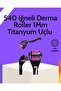 Titanium Derma Roller for Safe Home Use – Black Handle - Alkglb6799-5799