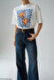 Crab Printed Standard Women's T-Shirt Light Ecru - 2