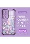 Samsung Galaxy S22 Ultra Compatible Beautiful Flower Pattern Drop-Resistant Protective Case - 2