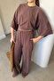 Bat Sleeve Washable Modal Set - Brown - 3