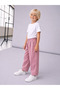 Children's Pink Colorful Balloon Pants with Elastic Waist, Comfortable Fit, Summer Pants - 4