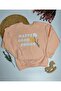 Girl's Happy Good Things Floral Printed Sweatshirt