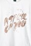 Ecru Graffiti Printed T-Shirt and Shorts Boys' 2-Piece Set 23775 - 4