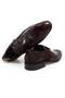 Red Color Laceless Genuine Leather Leather Sole Men's Shoes - 2