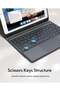 iPad Keyboard for 9th, 8th, & 7th Generation – Wireless Detachable Keyboard with Smart Trackpad, Fli - 5