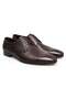 Brown Lace-Up Genuine Leather Men's Shoes