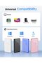 5 جيجابت في الثانية USB3.0 2.5 بوصة HDD بسعة قصوى 6 تيرابايت Ssd صندوق قرص صلب خارجي نحيف، 25PW1-U3 - 4
