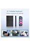 Foldable Bluetooth Keyboard, Wireless Bluetooth Keyboard with Touchpad, Pocket Size USB Rechargeable - 5