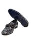 Colorful Laceless Genuine Leather Men's Shoes - 3