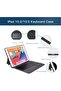 10.2 8th/7th for 2020/2019 iPad Keyboard Case with Trackpad - Folio Cover for 2017 iPad Pro 10.5 inc - 3