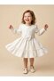 Embroidered Linen Girls' Dress