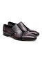 Purple Color Laceless Genuine Leather Men's Shoes