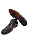 Brown Lace-Up Genuine Leather Men's Shoes - 3