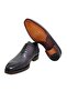 Gray Color Lace-Up Genuine Leather Leather Sole Men's Shoes - 3