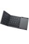 Ultra Thin Mini Bluetooth 3.0 Foldable Keyboard Wireless Folding BT With Touchpad Keyboard compatibl