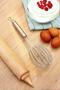 Luxury Braided Stainless Steel Whisk & Professional Dough and Sauce Mixer (32 cm) - 5