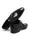Black Color Lace-Up Genuine Leather Men's Shoes - 2