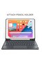 iPad Keyboard 9th Generation, Keyboard for iPad 8th Generation/7th Gen 10.2 Inch, Smart Trackpad, De
