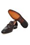 Brown Laceless Genuine Leather Leather Sole Men's Shoes - 3