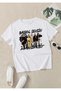 Manifest You Are the Main Character Zoktay Mina Esin Hilal Sueda Lidya Designed T-Shirt 100% Organic Cotton White
