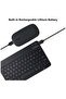Rechargeable Bluetooth Keyboard and Mouse Combo Ultra-Slim Portable Compact Wireless Mouse Keyboard - 4