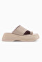 Carol Genuine Leather Beige Flip Flops for Women - 2