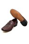 Brown Laceless Genuine Leather Leather Sole Men's Shoes - 3