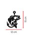 Fish Hook Sticker - Fisherman Car Sticker - Fishing Rod Fish Auto Sticker 12X15Cm - 4