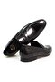 Black Color Laceless Genuine Leather Leather Sole Men's Shoes - 2