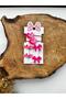 Girl's Buckle Set of 6 Pink Clips and Rubber Buckles - 2