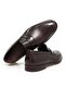 Brown Laceless Genuine Leather Leather Sole Men's Shoes - 2