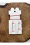 Girl's Buckle Set of 6 Pink Clips and Rubber Buckles - 3