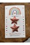 Glittery Children's Baby Buckle with Star Accessories, Pack of 2 - 2