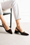 5cm Women's Heeled Shoes Tesla Patent Leather Brown - 2