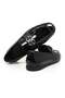Black Color Laceless Genuine Leather Leather Sole Men's Shoes - 2