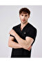 Cotton Black Men's Polo Neck T-Shirt 6Sm5047 - 2
